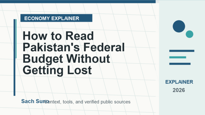 Featured image for How to Read Pakistan's Federal Budget Without Getting Lost on Sach Suno