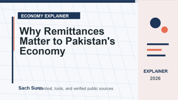 Featured image for Why Remittances Matter to Pakistan's Economy on Sach Suno