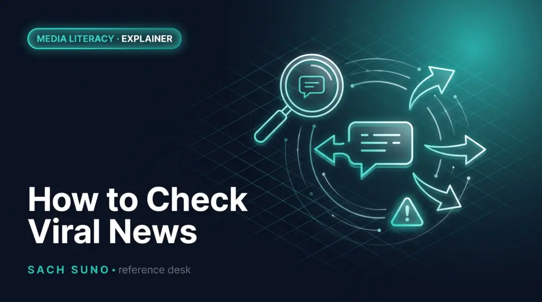 How to Check Widely Shared News Before Sharing It