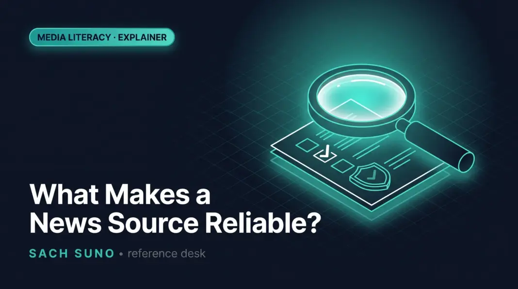 What Makes a News Source Reliable? A Reader's Checklist